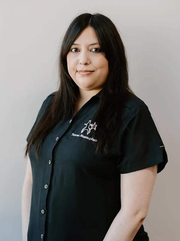 Lucero Tostado, Account Manager at Texas Nameplate Co.